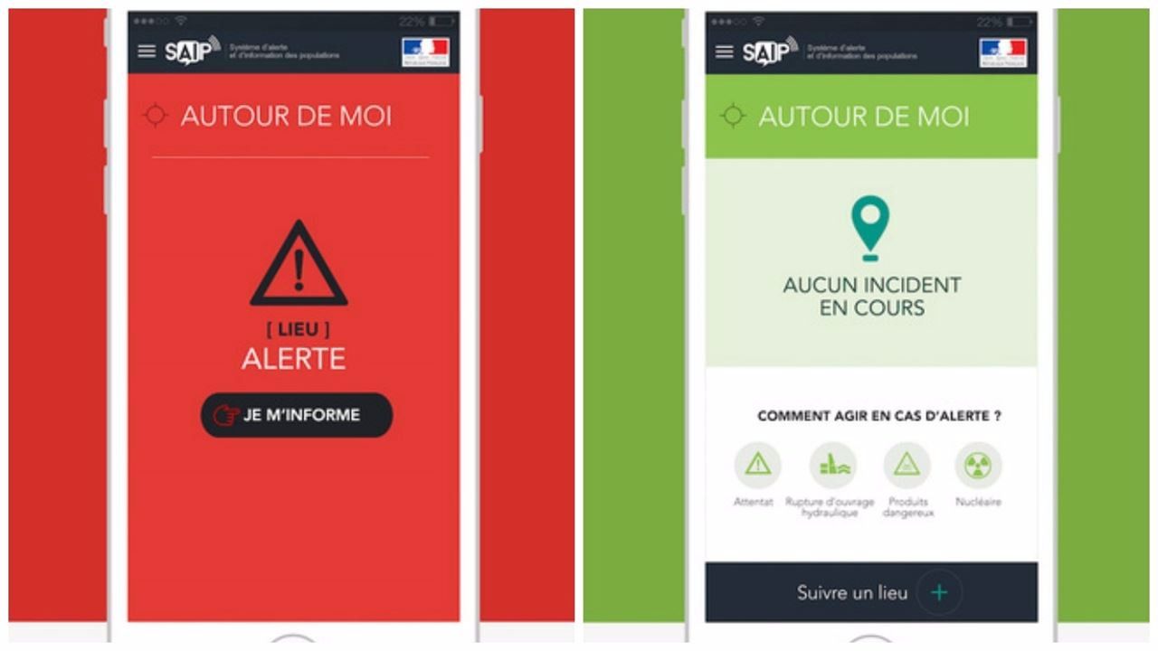 Francia pone en marcha una 'app' que alerta sobre atentados y emergencias