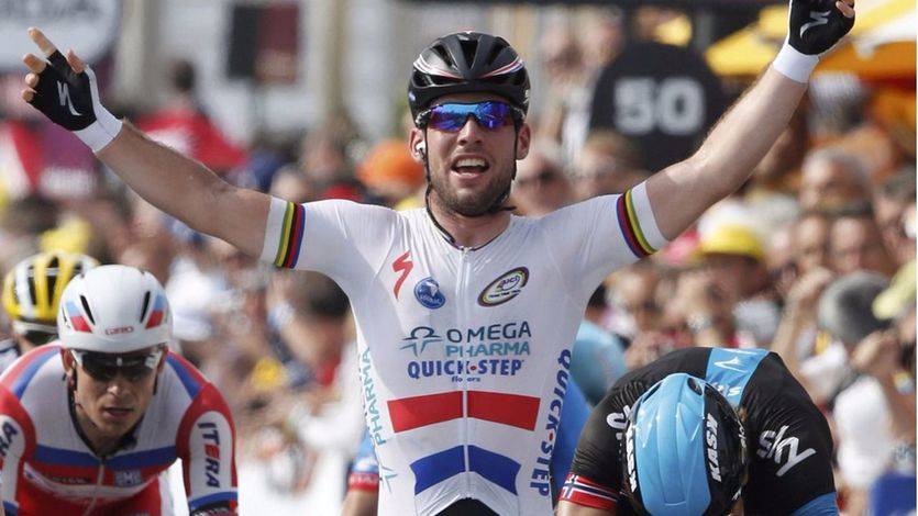 Tour: Cavendish se lleva otro sprint en la víspera de la montaña pirenaica
