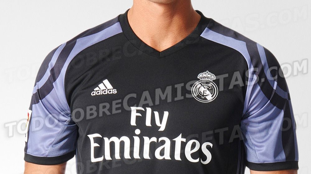 Así será la tercera camiseta del Real Madrid en la nueva temporada 2016-17