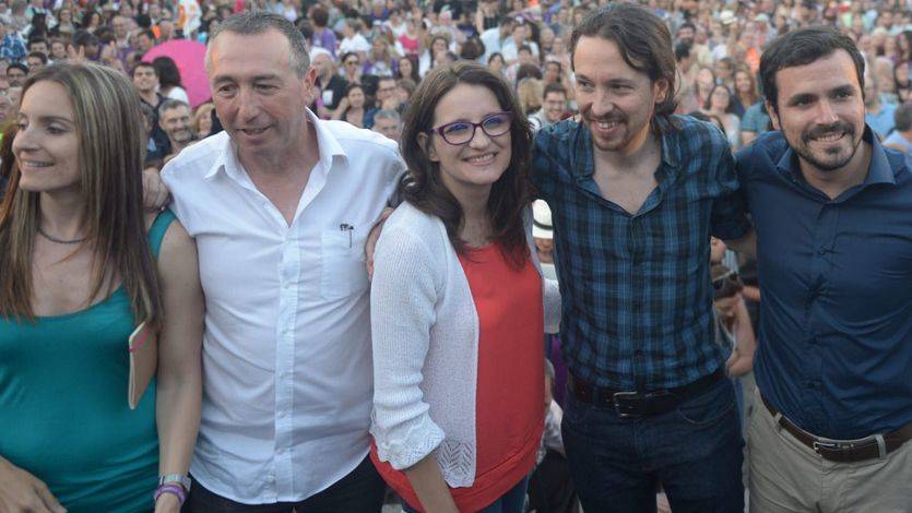 Pablo Iglesias en un mitin de Unidos Podemos en Alicante