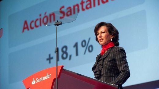 El Santander gana hasta junio un 32% menos por los extraordinarios y el tipo de cambio