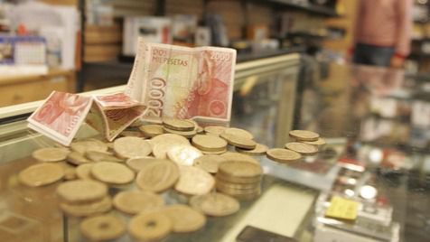 Los españoles tienen aún 1.646 millones de euros en pesetas sin canjear y el plazo tope se acerca