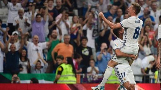 El Celta roza la sorpresa en el Bernabéu pero un golazo de Kroos lo apuntilla (2-1)