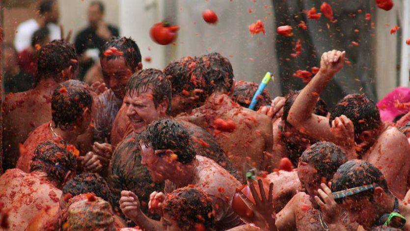 Llega la 'Tomatina' de Buñol: siga en directo desde las 10:30 la 'guerra del tomate'