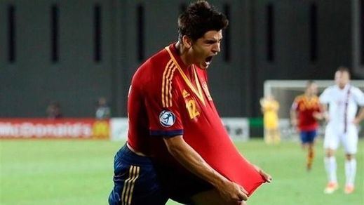 Morata dio el susto con la Selección, pero no tiene una lesión grave