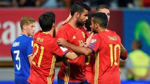 Los toreros de la Roja le regalan a Lopetegui 8 estocadas ante una debilísima Liechtenstein (8-0)