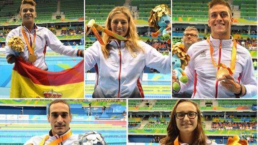 España se corona en natación en los Juegos Paralímpicos con una avalancha de metales