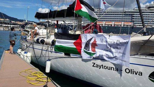 La Flotilla de la Libertad navega hacia su última parada entre mensajes de apoyo desde Gaza