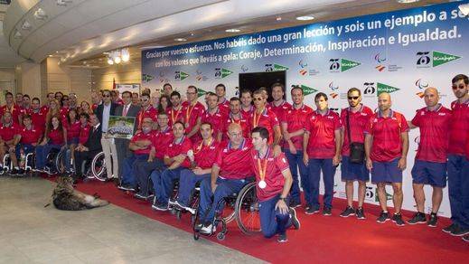El Corte Inglés recibe al Equipo Paralímpico Español tras los éxitos cosechados en Río 2016