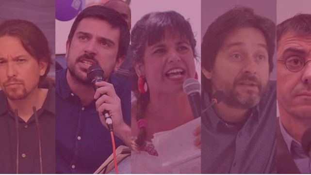 Los 10 rostros del Podemos más duro y rupturista