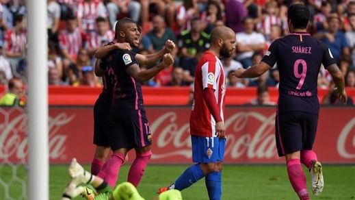 Los recambios de Luis Enrique para que descansen las estrellas del Barça se ceban con el Sporting (0-5)