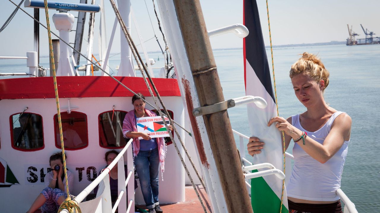 Israel intercepta el velero de 'Mujeres Rumbo a Gaza' y detiene a las 13 pasajeras
