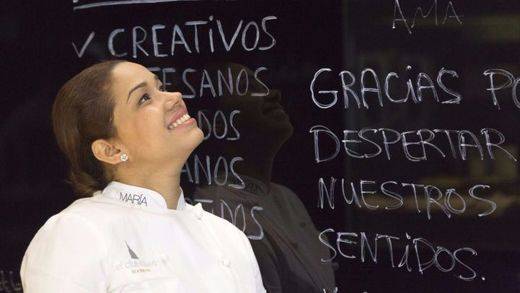 La chef María Marte, encargada de diseñar el menú de Nochevieja del Palace