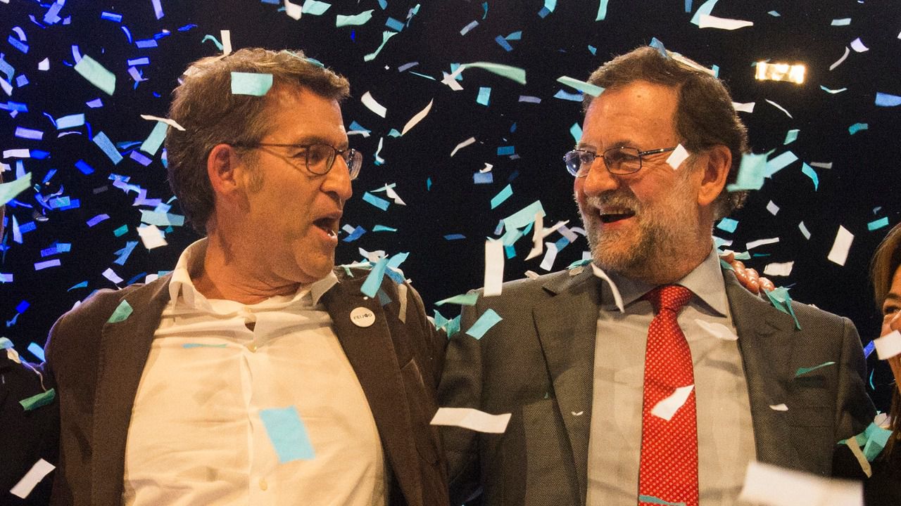 Feijóo intenta aparcar la rumorología sobre su futuro: "El sucesor de Rajoy es Rajoy"