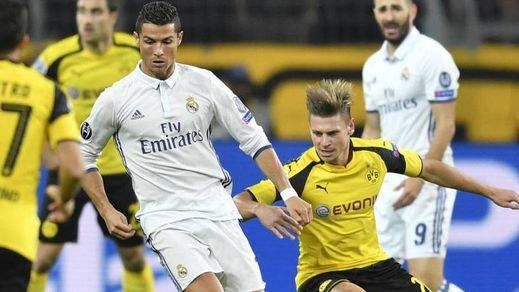 Champions: el Madrid se duerme ante el Dortmund y no logra el primer puesto del grupo (2-2)