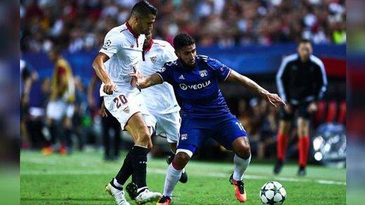 Champions: el Sevilla aguanta bien en Lyon y logra su objetivo de meterse en octavos (0-0)