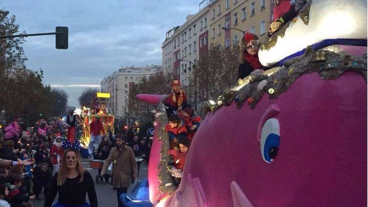 Cabalgata de Reyes Magos en Chamartín