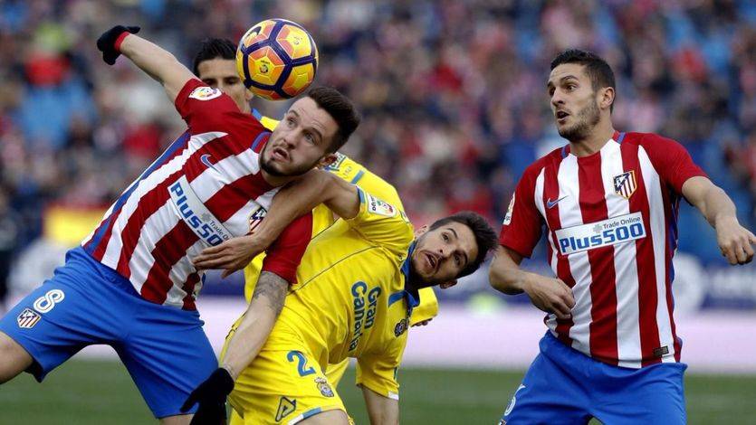 El Atleti casi vuelve a ser 'el Pupas': a punto de ser eliminado de la Copa por Las Palmas (2-3)