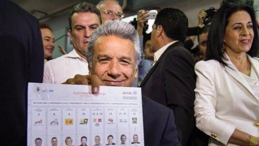 Elecciones en Ecuador: el sucesor de Correa, Lenín Moreno, a punto de ganar y evitar la segunda vuelta