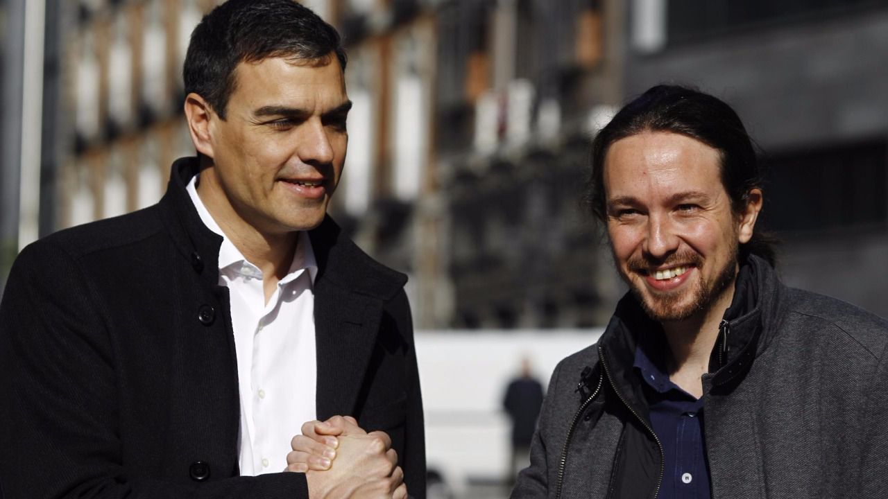 Sánchez propone gobernar con Podemos e IU, pactar con sindicatos y defender un Estado plurinacional que calme a Cataluña