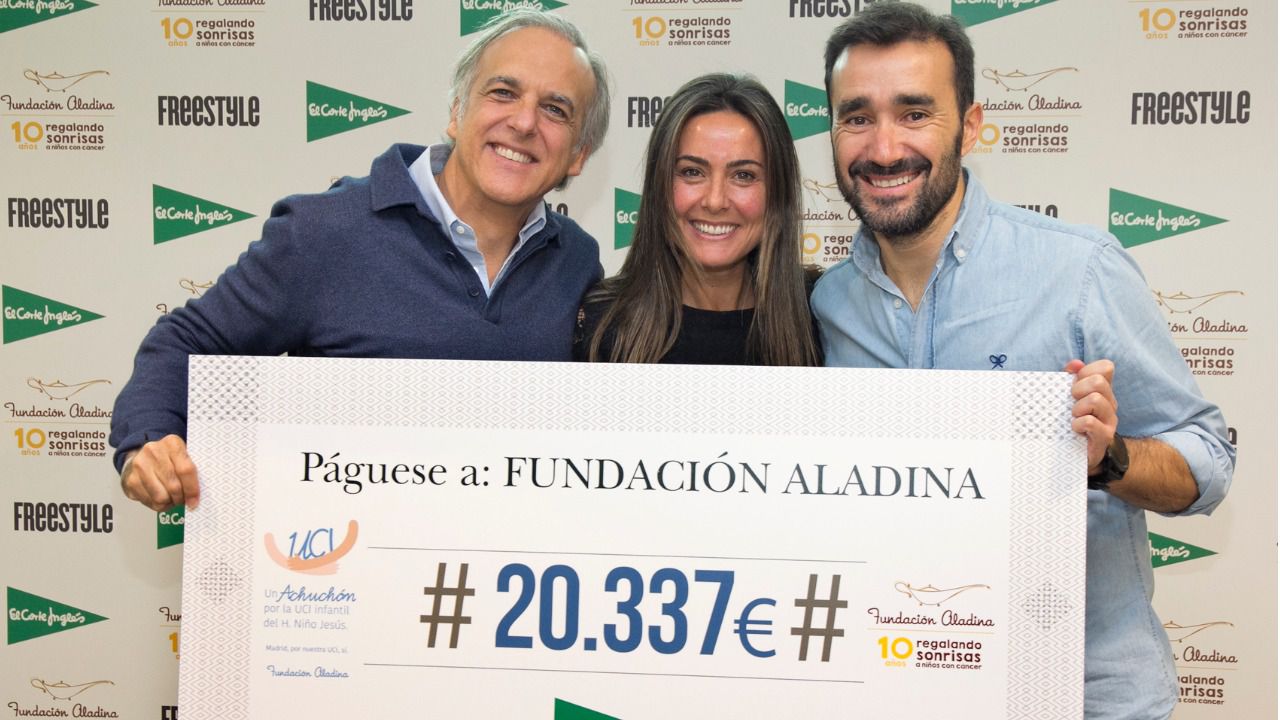 El Corte Inglés dona 20.300 euros a la Fundación Aladina para la nueva UCI del Hospital Niño Jesús
