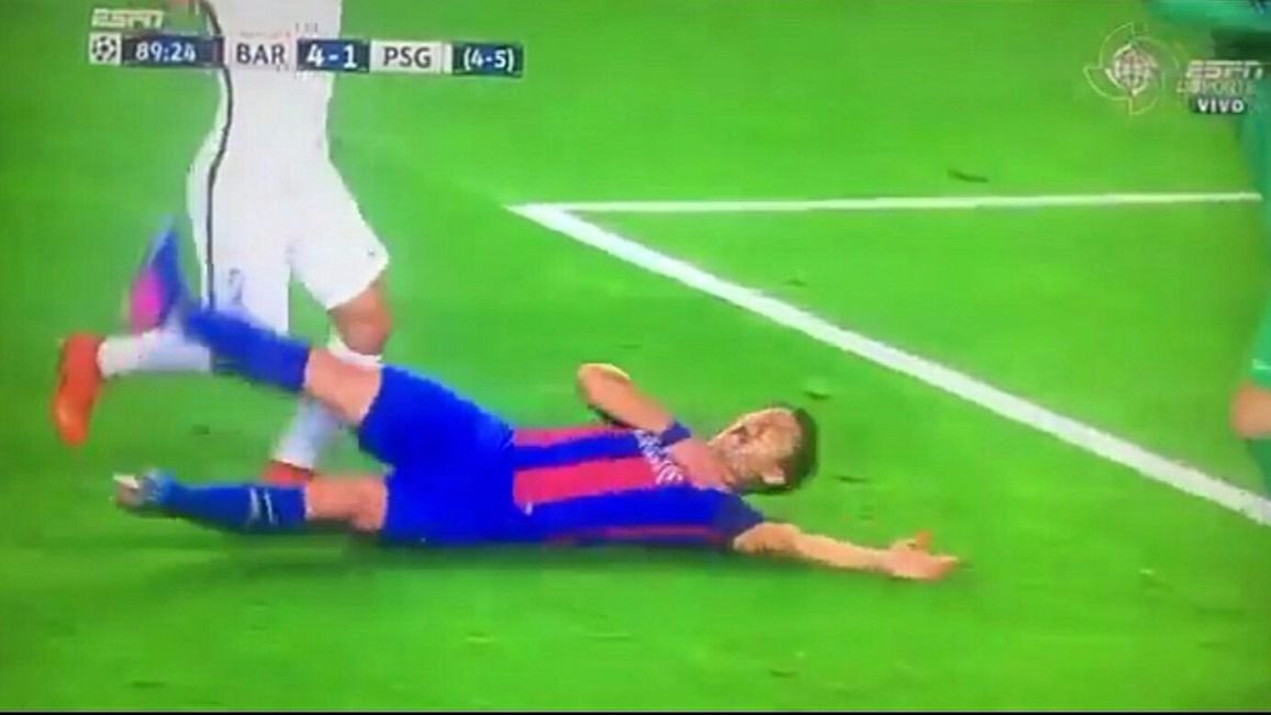 Los momentos más polémicos del Barça-PSG: los penaltis que no eran (vídeo)