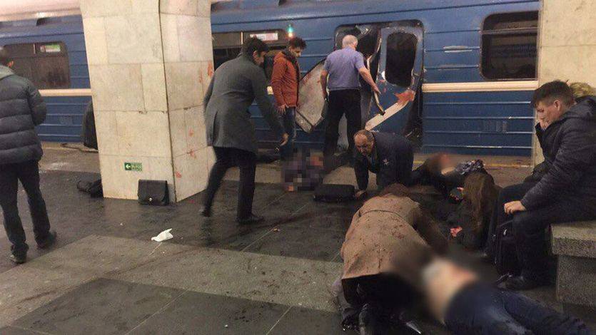 El atentado en el metro de San Petersburgo deja ya 11 muertos y casi medio centenar de heridos