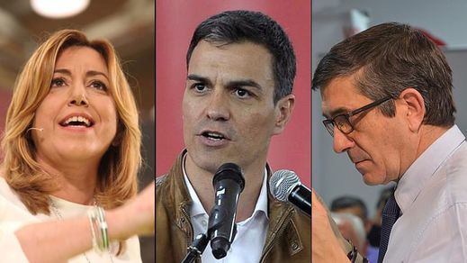 PSOE: Patxi López y Susana Díaz se adelantan a Pedro Sánchez en la 'guerra' de avales para las primarias