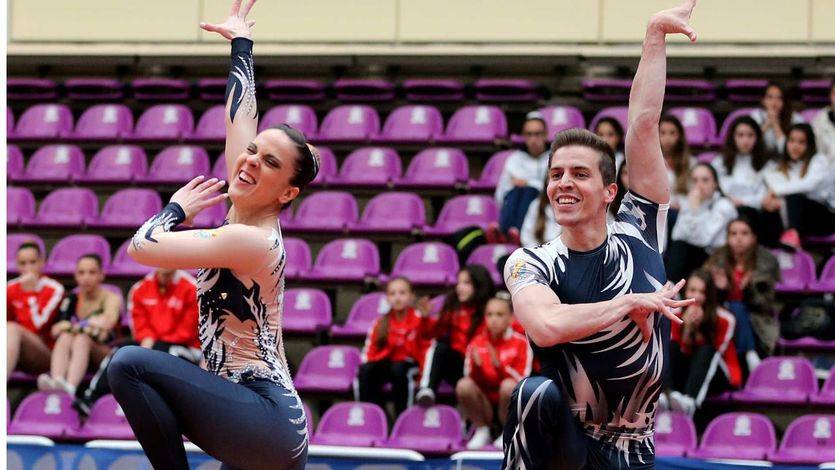 Sara Moreno y Vicente Lli, campeones en la Suzuki World Cup de gimnasia aeróbica