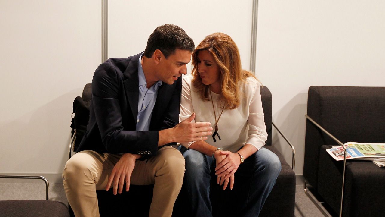 Susana Díaz y Pedro Sánchez ya tienen algo en común: su discurso frente a Iglesias