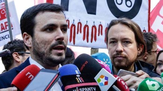 Garzón denuncia que más de 4 millones de españoles cobran menos de 300 euros al mes