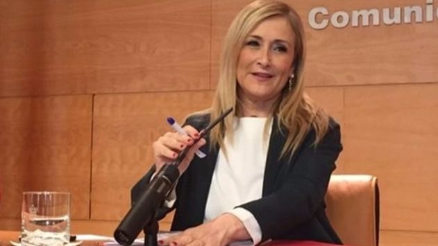 Cristina Cifuentes, presidenta de la Comunidad de Madrid
