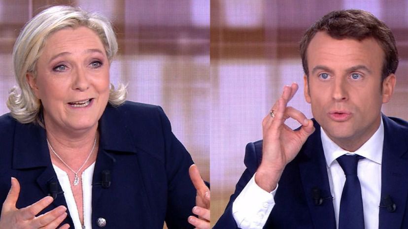 Macron ridiculiza a una 'indocumentada' Le Pen en el último debate antes de las elecciones