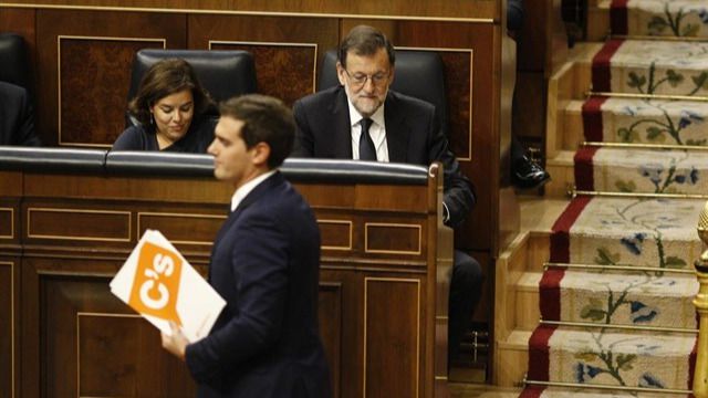 Albert Rivera: "Señor Rajoy, no tenga miedo usted a perder el aforamiento"