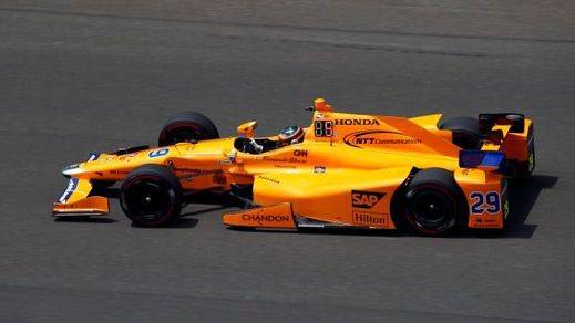 Alonso ya ha triunfado en Indianápolis antes de la carrera con su quinto puesto final en los entrenamientos