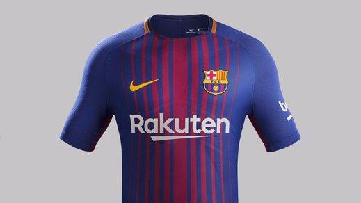 La camiseta del Barça para la temporada 2017/2018: primera equipación