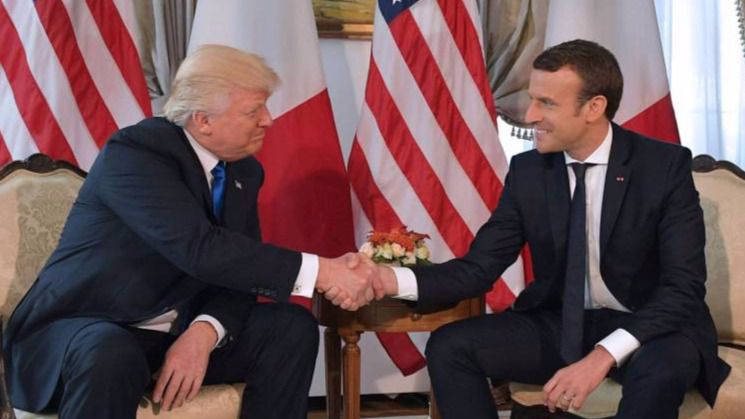Macron, héroe europeo ante la prepotencia del fanfarrón Donald Trump