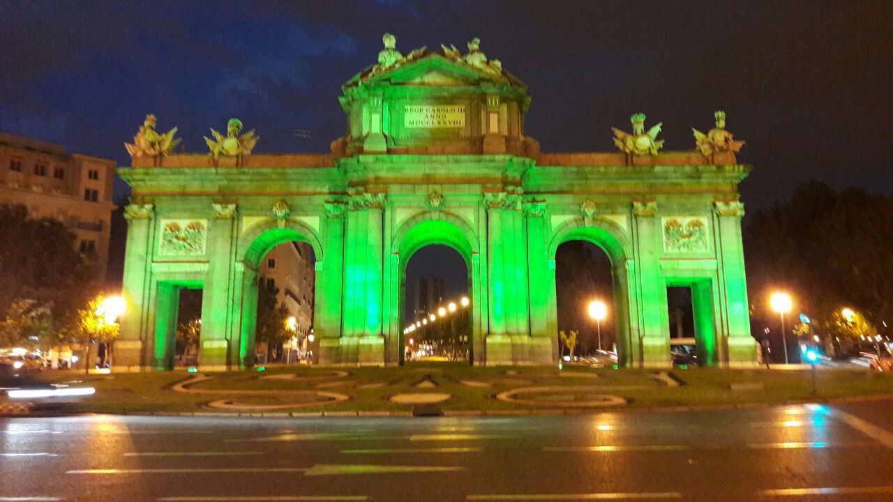 Madrid se vuelve verde en apoyo al Acuerdo de París