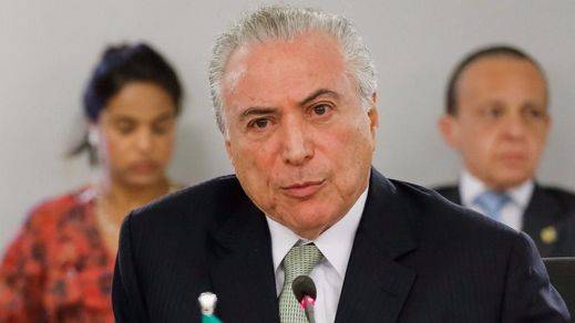 El presidente brasileño, Michel Temer, acusado formalmente de corrupción