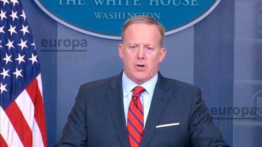 Sean Spicer, portavoz de la Casa Blanca