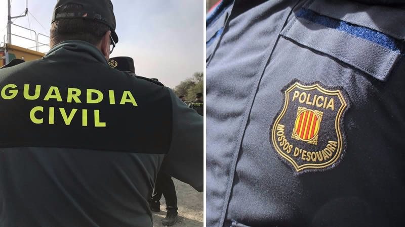 Choque de cuerpos policiales: el Gobierno cubre todas las plazas de Guardia Civil en Cataluña y la Generalitat confía su futuro en los Mossos