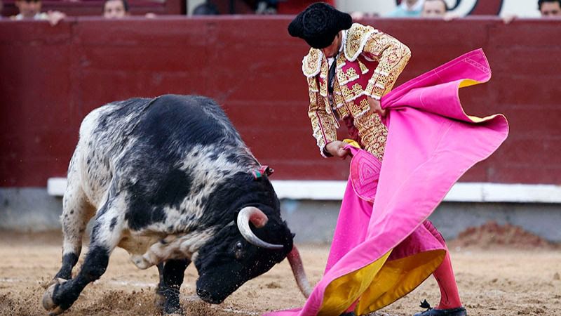 Morenito lancea a la verónica al toro al que cortó una oreja