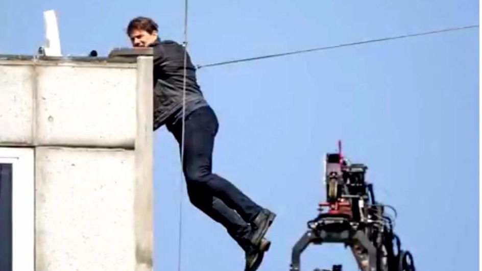 Durísimo golpe de Tom Cruise al grabar una escena de 'Misión imposible' (VÏDEO)