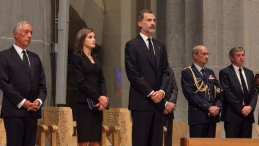 Reyes y autoridades participan en la misa por las víctimas de los atentados de Cataluña