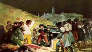 Cuadro 'El dos de mayo de 1808 en Madrid' de Goya, conocido como 'Los fusilamientos del 2 de mayo'
