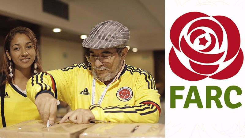 Las FARC entran a la política en Colombia con un partido y un logo parecido al del PSOE