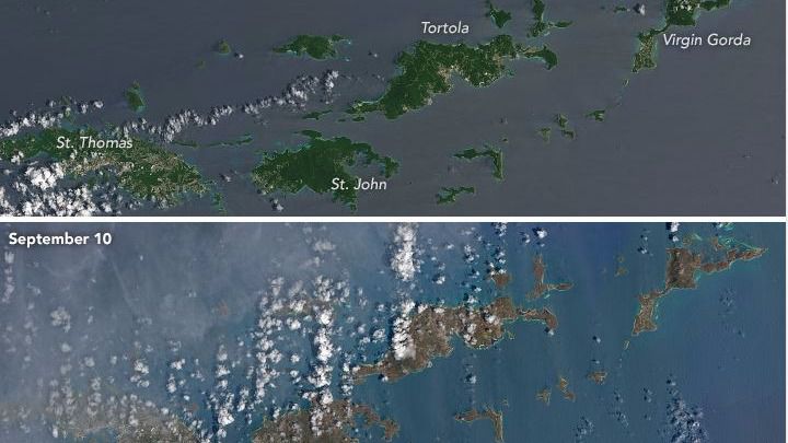 Islas del Caribe afectadas por el huracán Irma