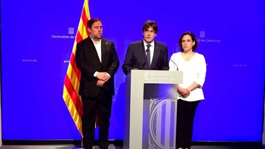 La Generalitat pide diálogo a Rajoy y al Rey y denuncia la 