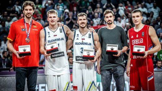 La Eslovenia de Doncic gana el Eurobasket y España despide a Navarro con un bronce