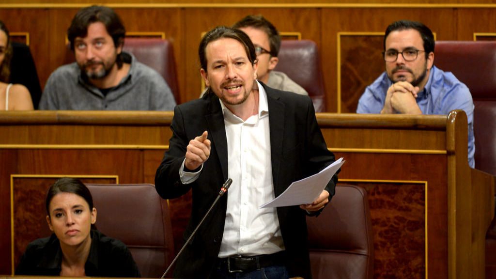 Pablo Iglesias critica que ya hay "presos políticos" por el conflicto de Cataluña